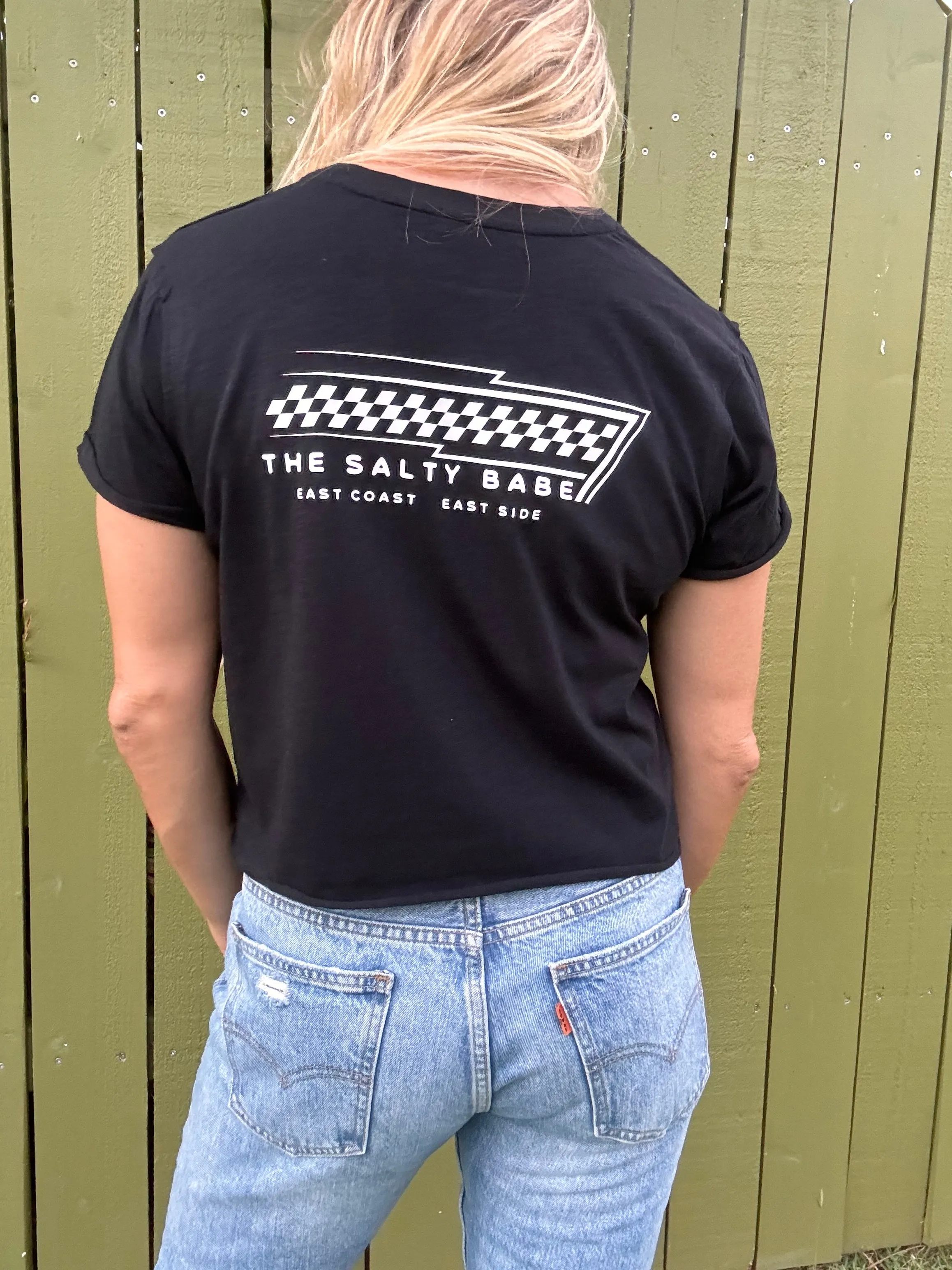 East Coast, East Side T-Shirt im Crop-Look