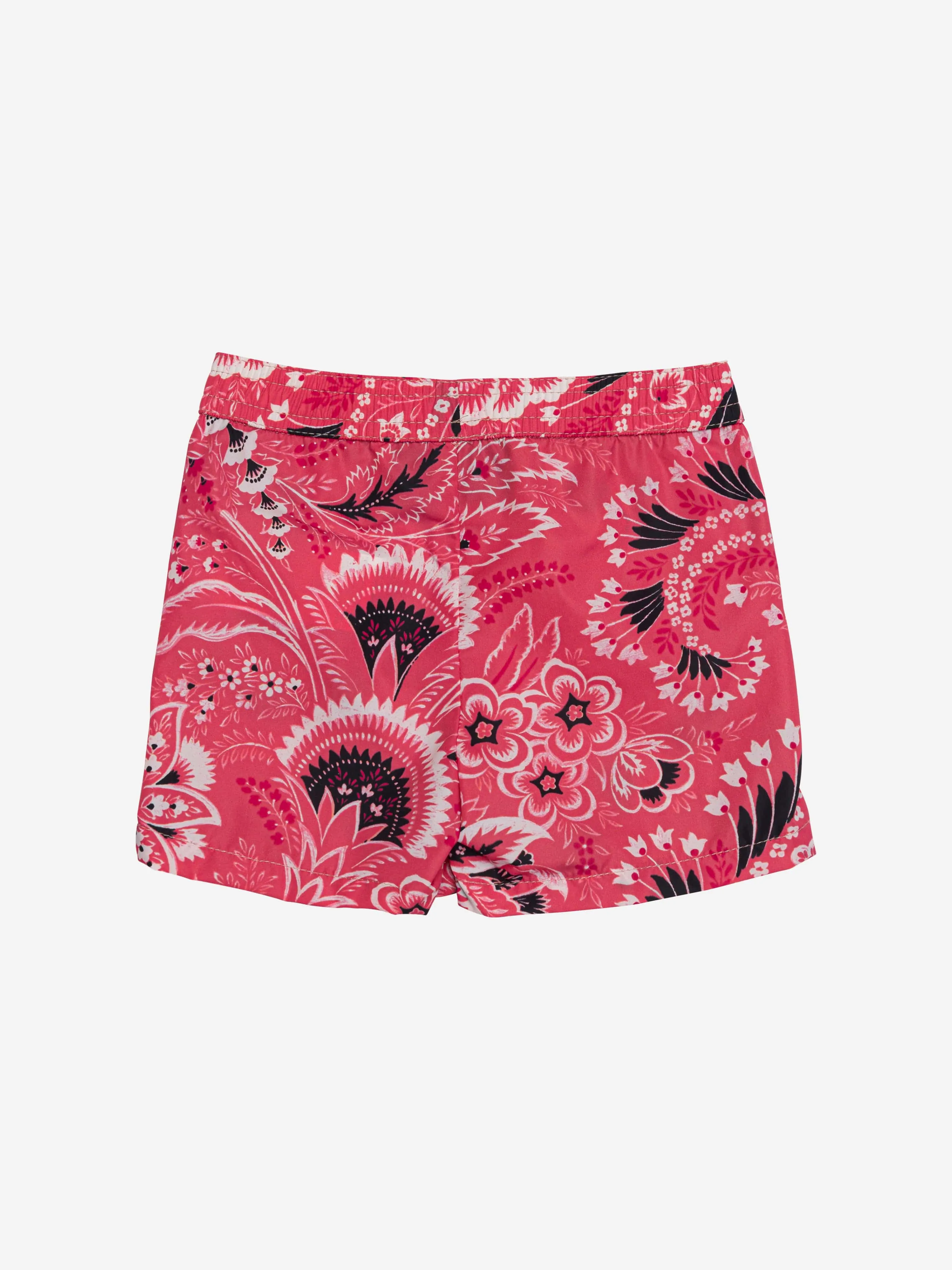 Etro Boys Floral Paisley Badehose in Pink