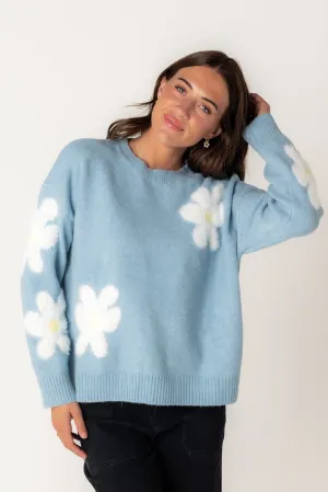 Fanfare Blumen Pullover
