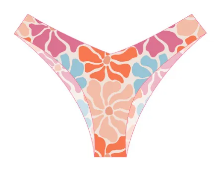 Flower Power Cheeky V Bikini-Höschen