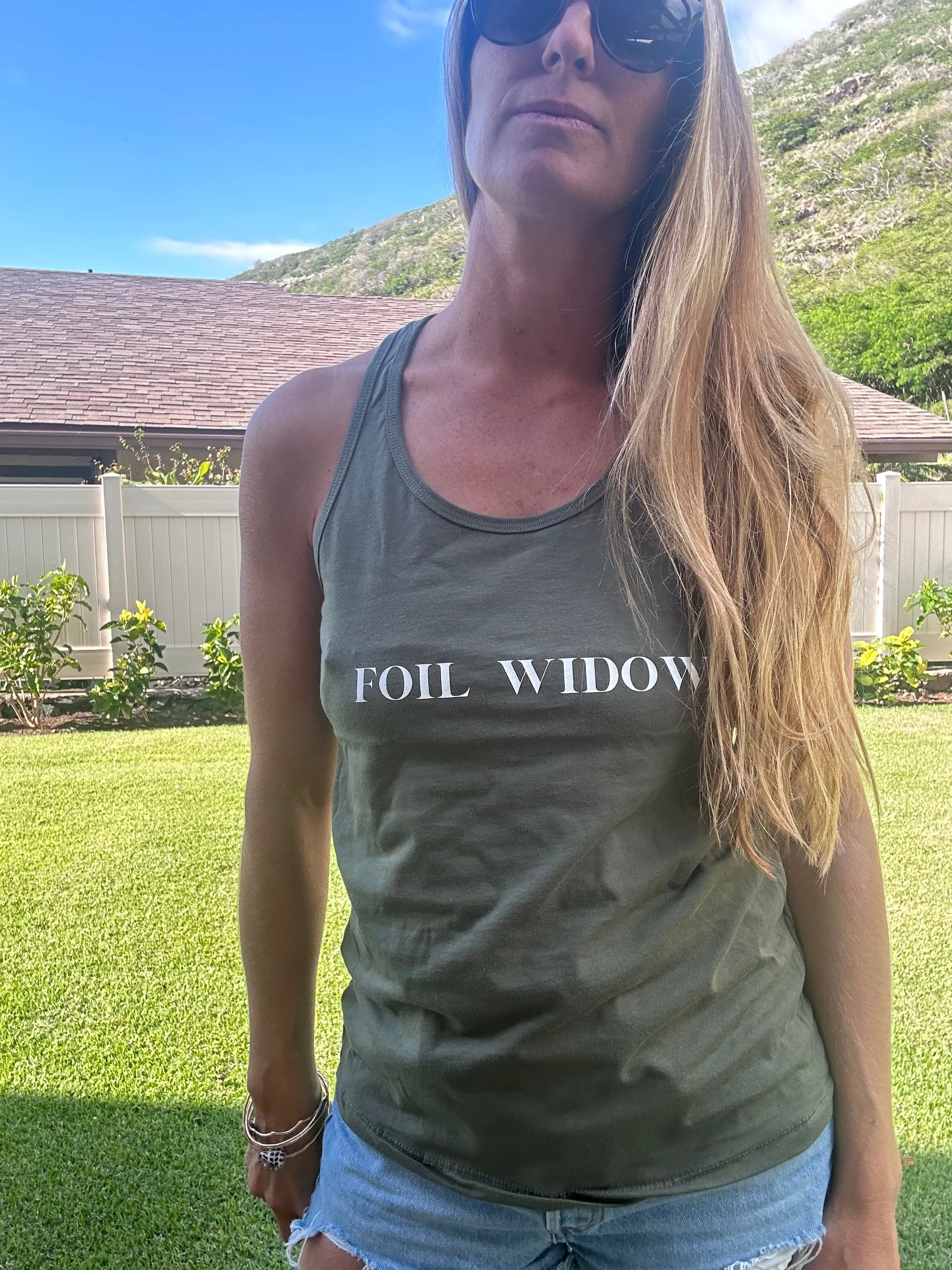 Foil Widow Racerback-Tanktop