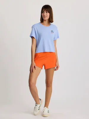 Free Fly Damen Strand T-Shirt - Lavendel Meliert