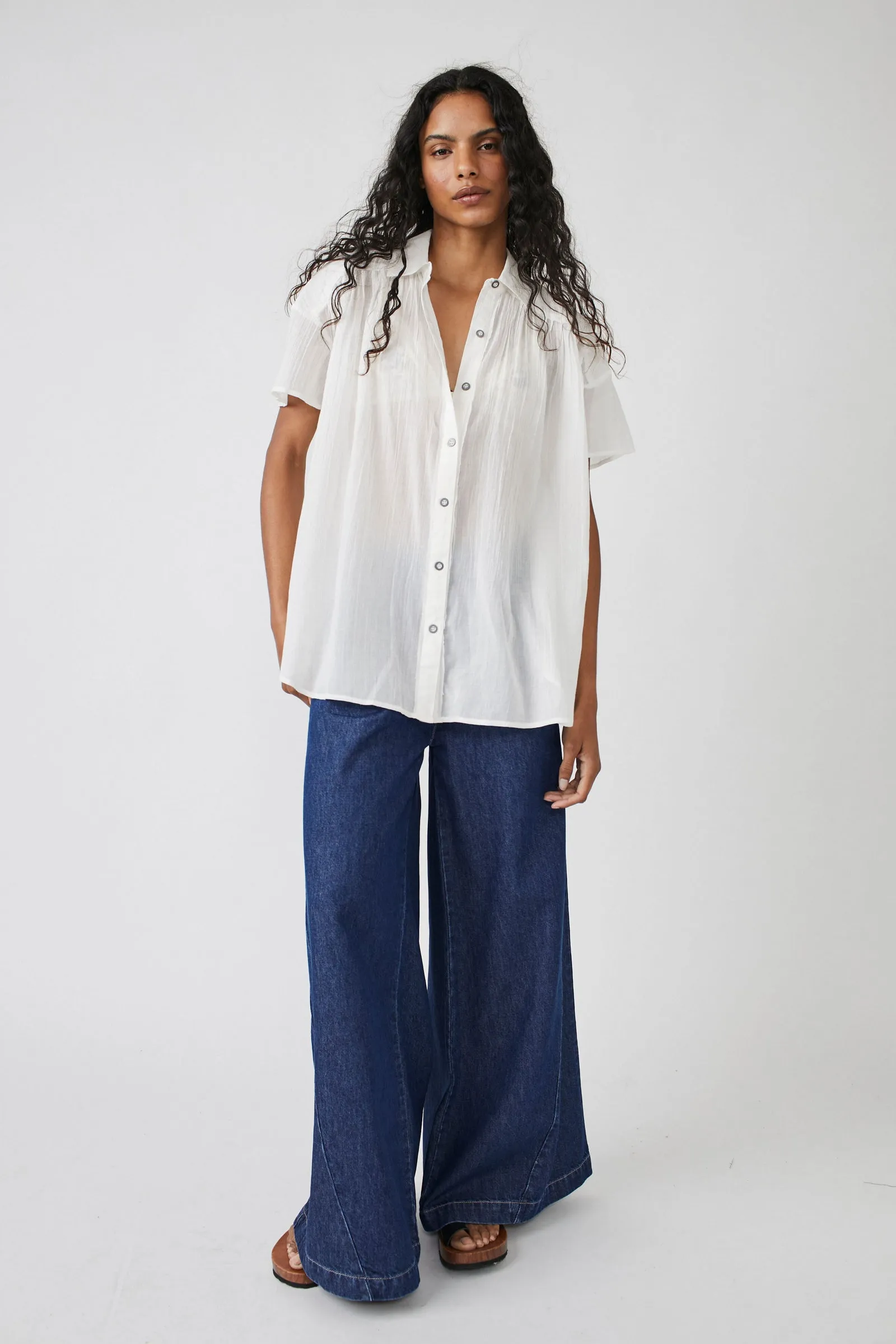 FREE PEOPLE Float Away Shirt
