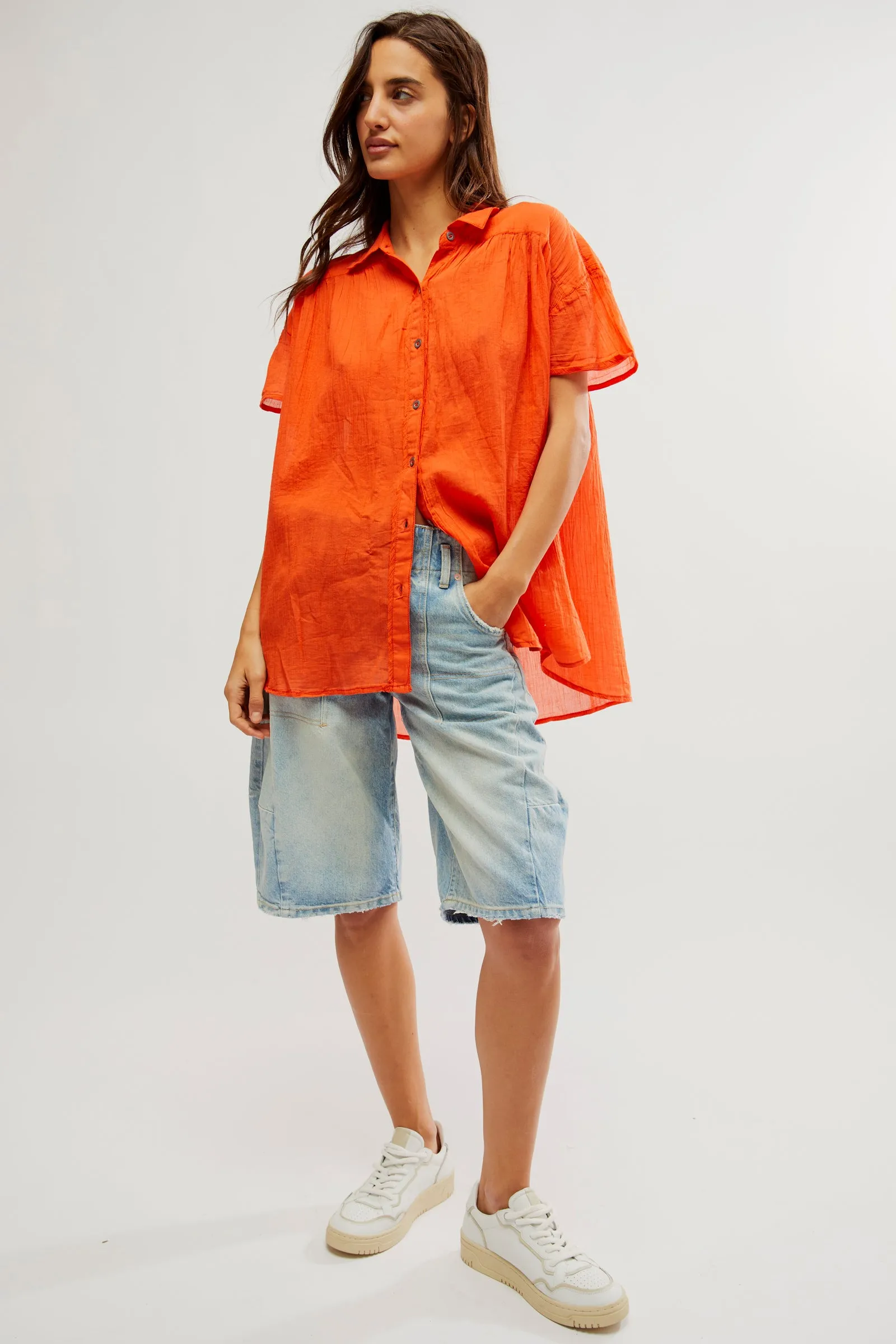 FREE PEOPLE Float Away Shirt