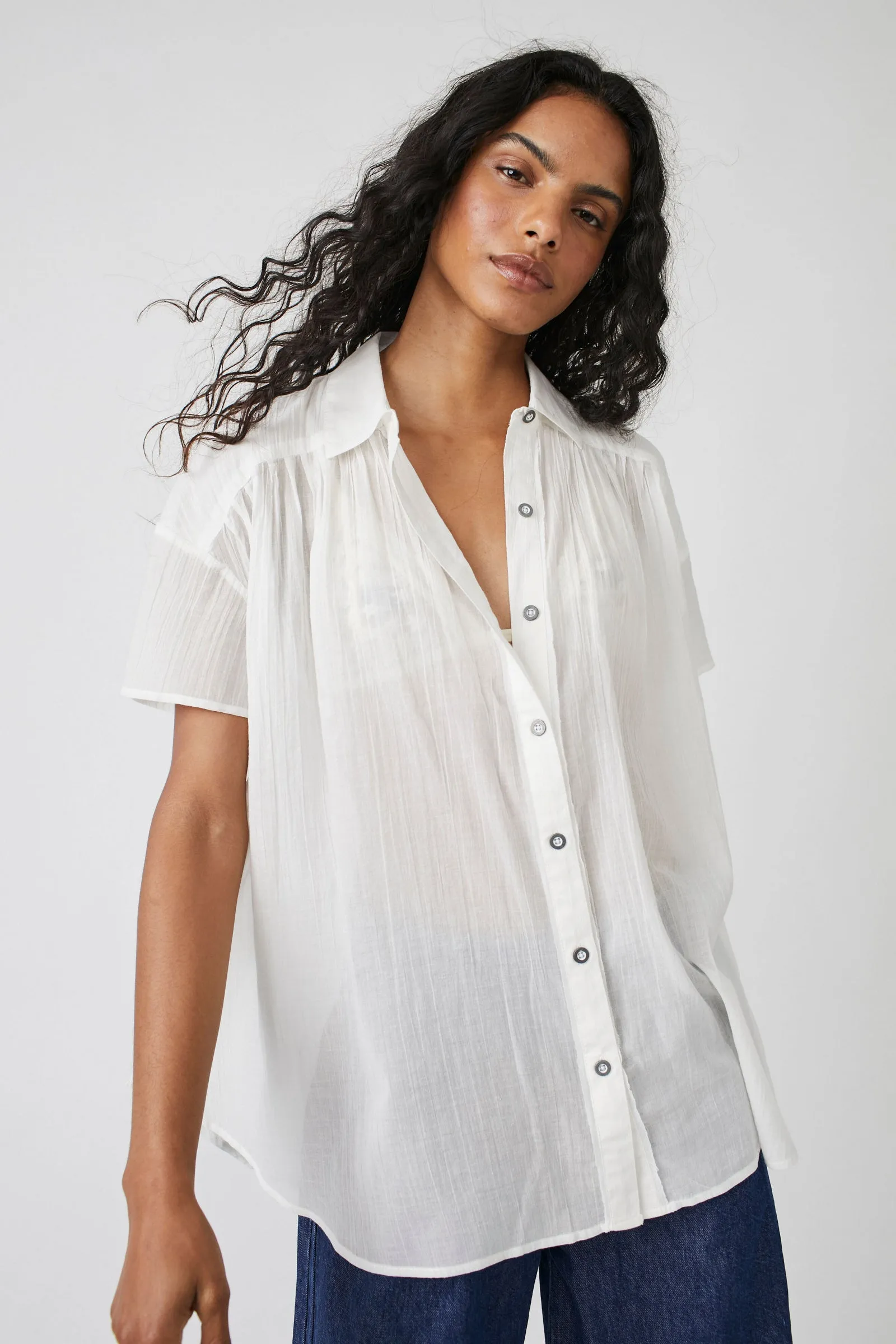 FREE PEOPLE Float Away Shirt