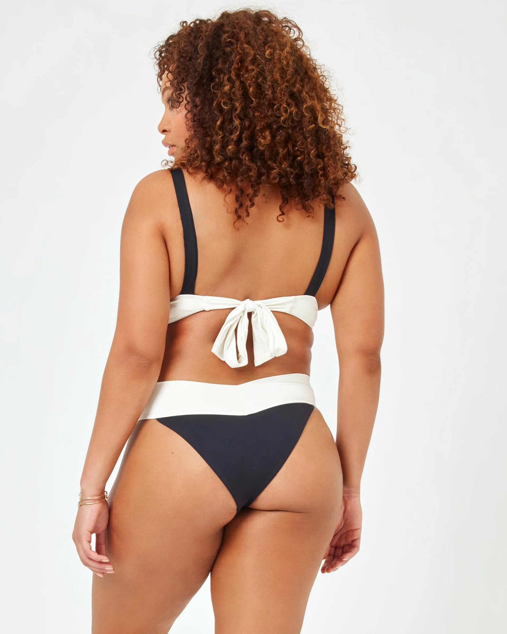 Harley Bikini-Oberteil - Schwarz-Creme