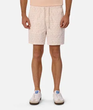 Industrie - Die Avila Badeshorts - Weiße Orchideen Industrie Kleidung