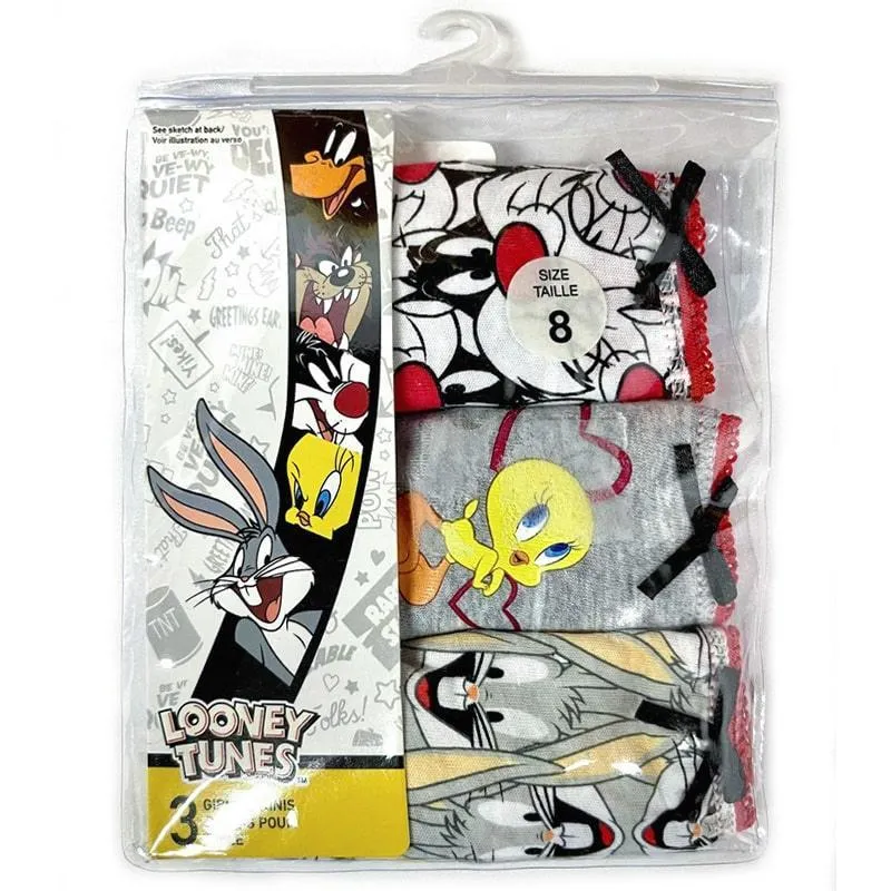 Jellifish Looney Tunes Mädchenunterwäsche - 3er Pack Babykids Jellifish Kinder