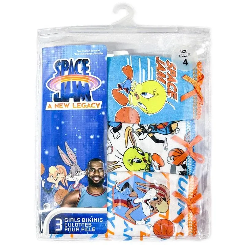 Jellifish Space Jam 2 Mädchen Unterwäsche - 3er Pack Babykids Jellifish Kinder