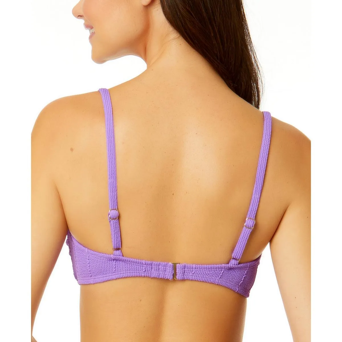 Juniors Damen Rippen-Boning Bikini Oberteil