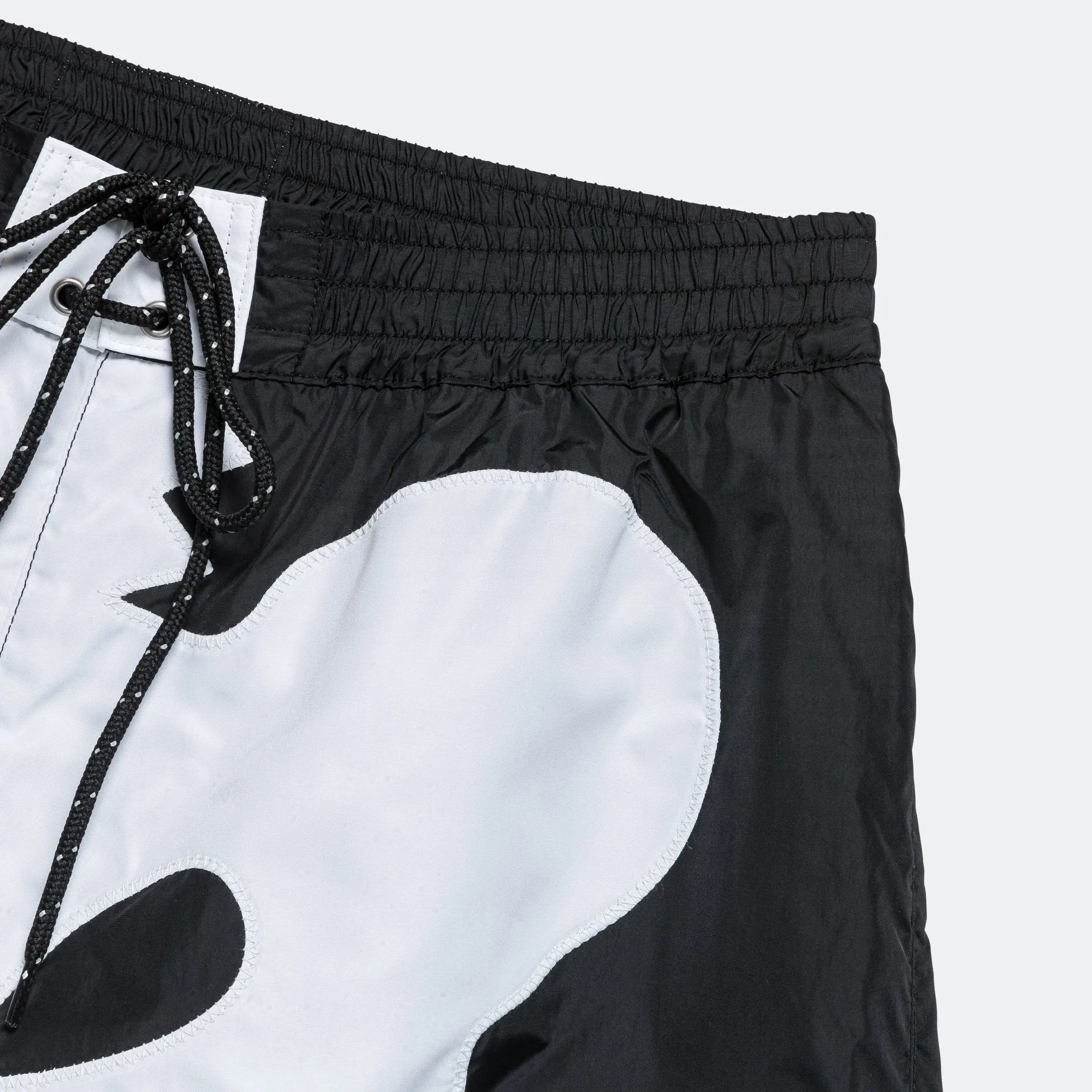 Kapital Clothing Nylon BONE Badehose - Schwarz