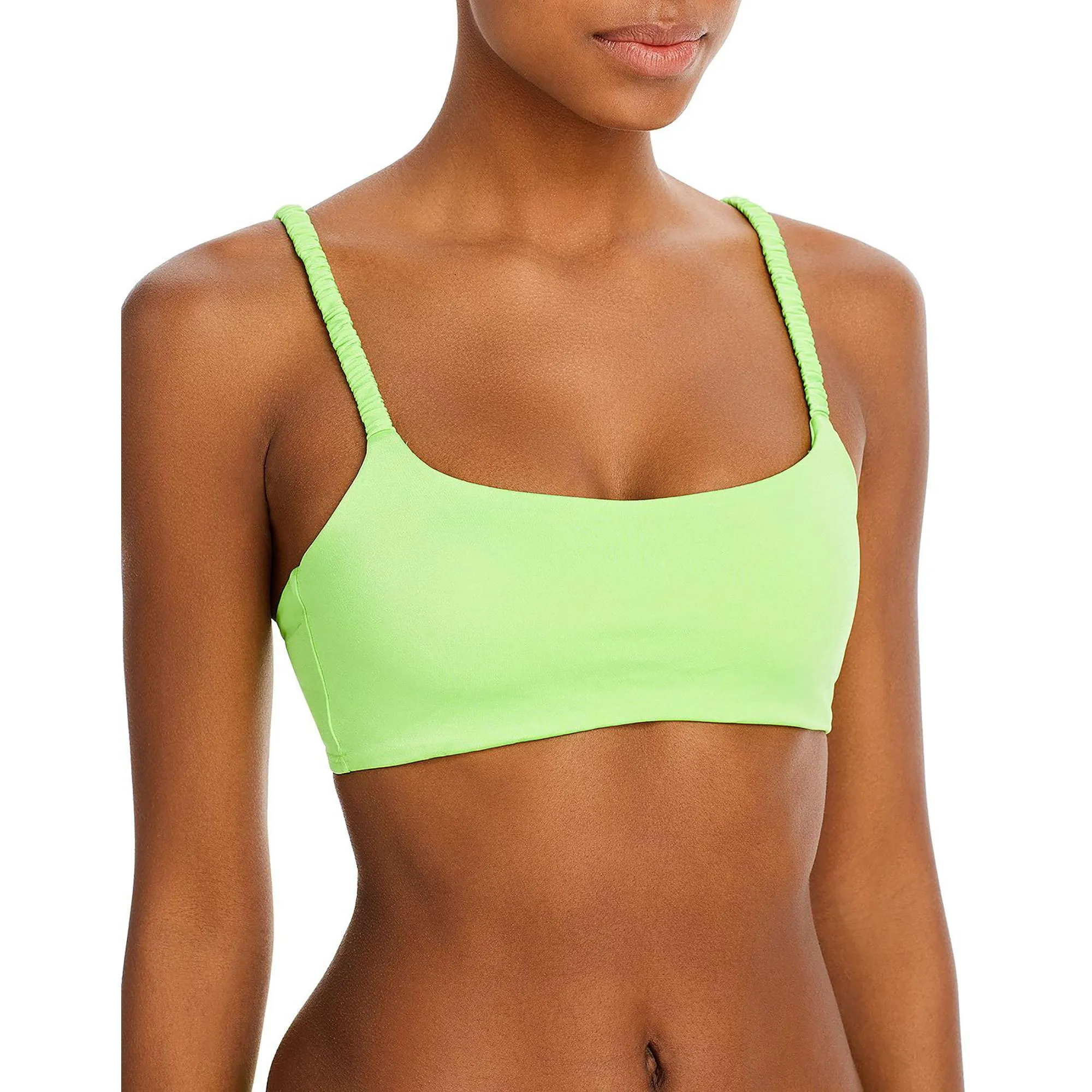 Karol Damen Stretch Rüschen-Bikini-Oberteil