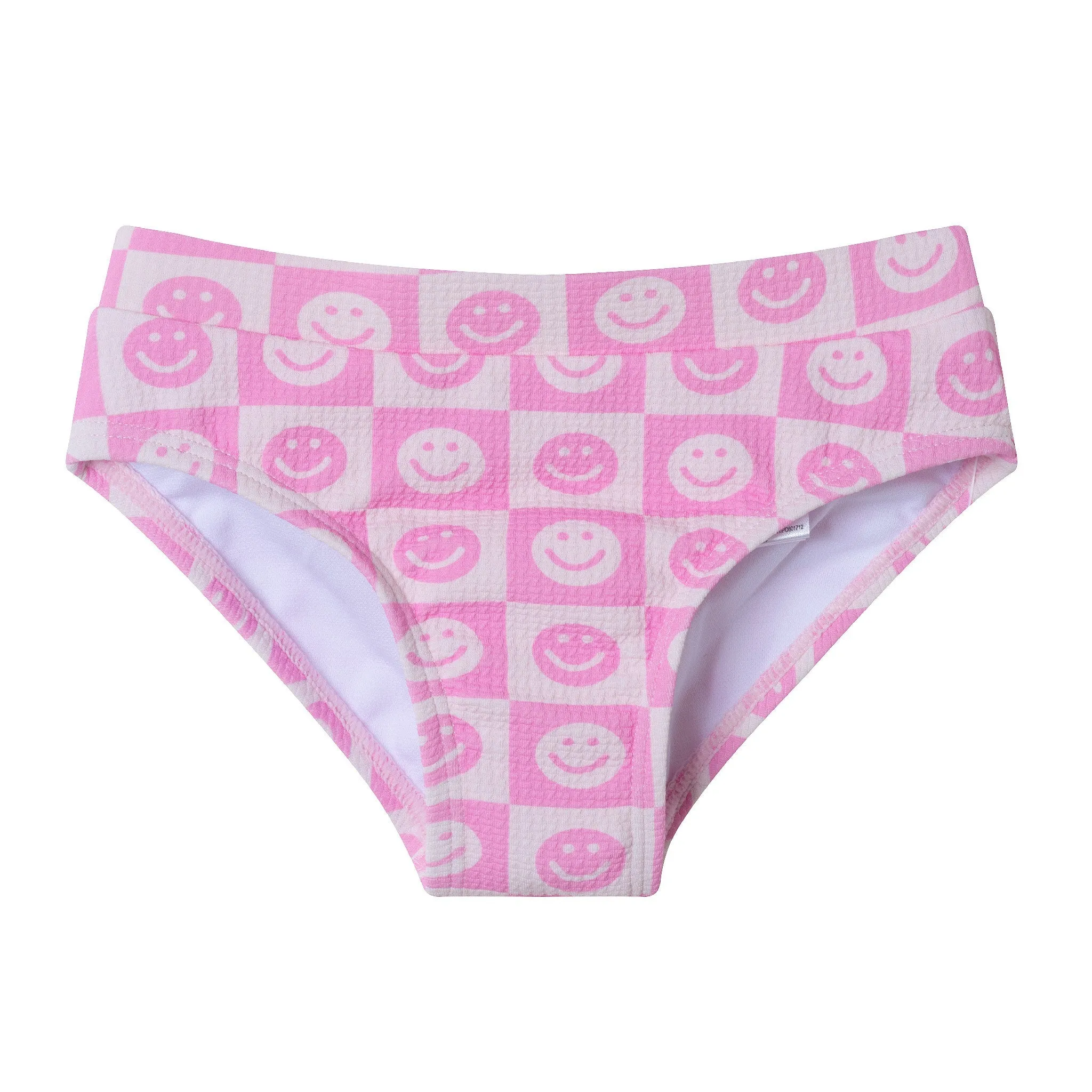 Kinder (2-6x) Bikini Badeanzug-Set | Rosa Smiley Babykids_Andy-Evan