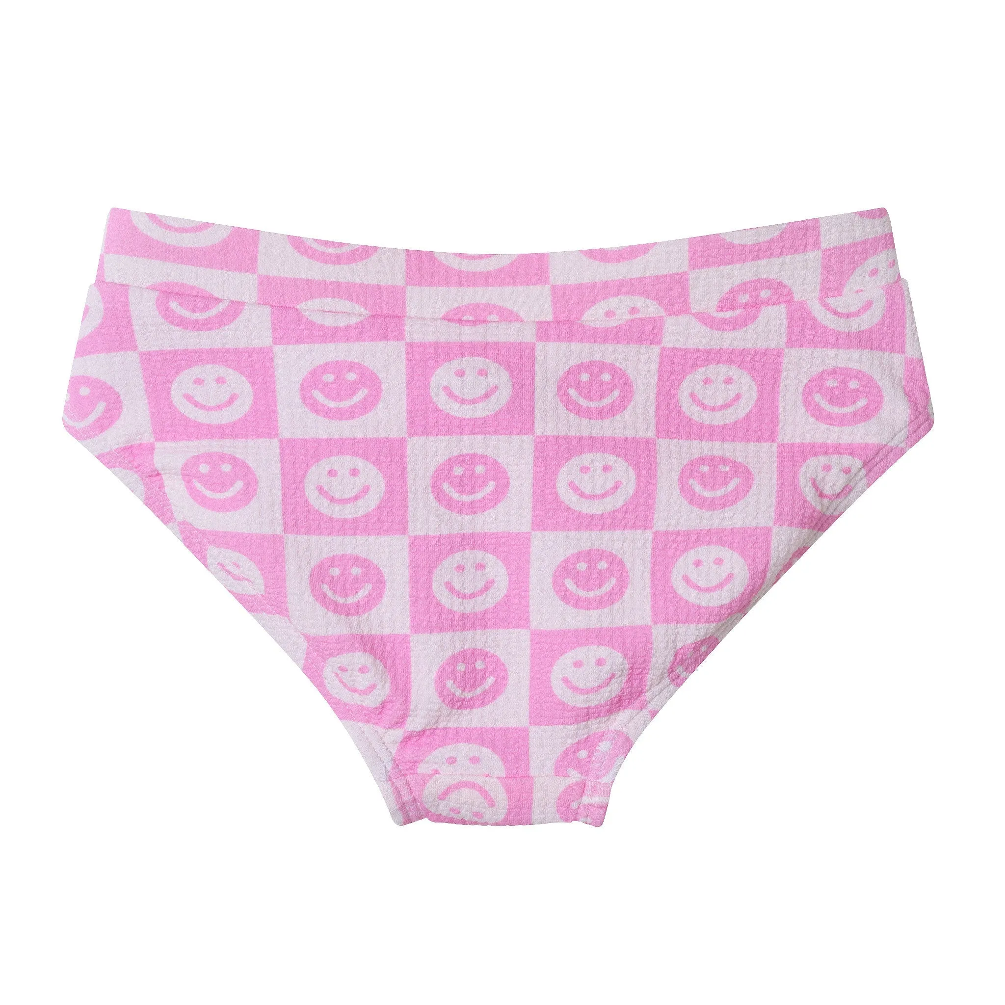 Kinder (2-6x) Bikini Badeanzug-Set | Rosa Smiley Babykids_Andy-Evan