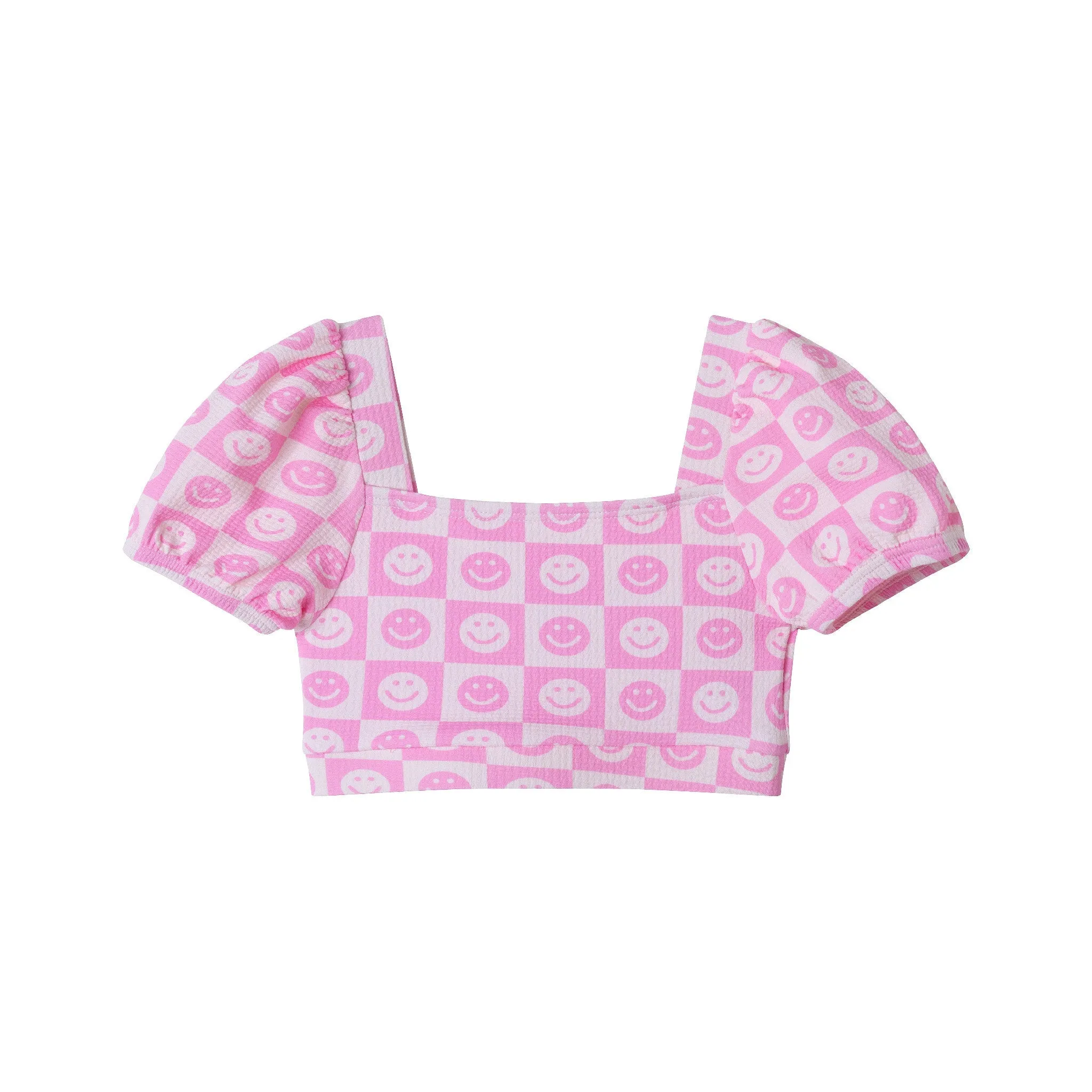 Kinder (2-6x) Bikini Badeanzug-Set | Rosa Smiley Babykids_Andy-Evan