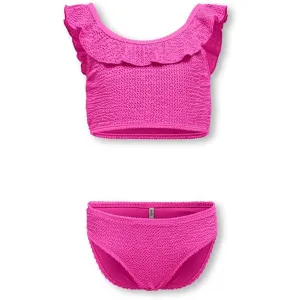 Kids ONLY Knockout Pink Tropez Struktur-Bikini Nur für Kinder