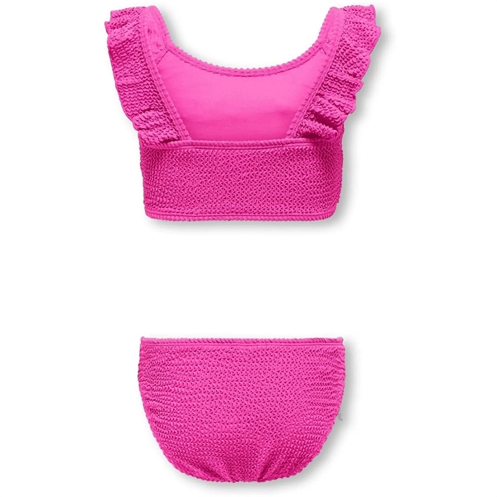 Kids ONLY Knockout Pink Tropez Struktur-Bikini Nur für Kinder
