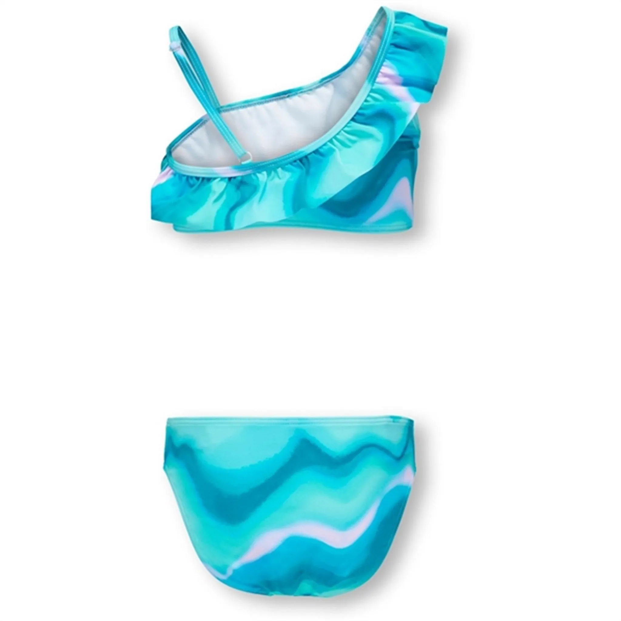 Kids ONLY Spa Retreat / Aqua Waves Laura Ein-Schulter-Bikini Nur für Kinder