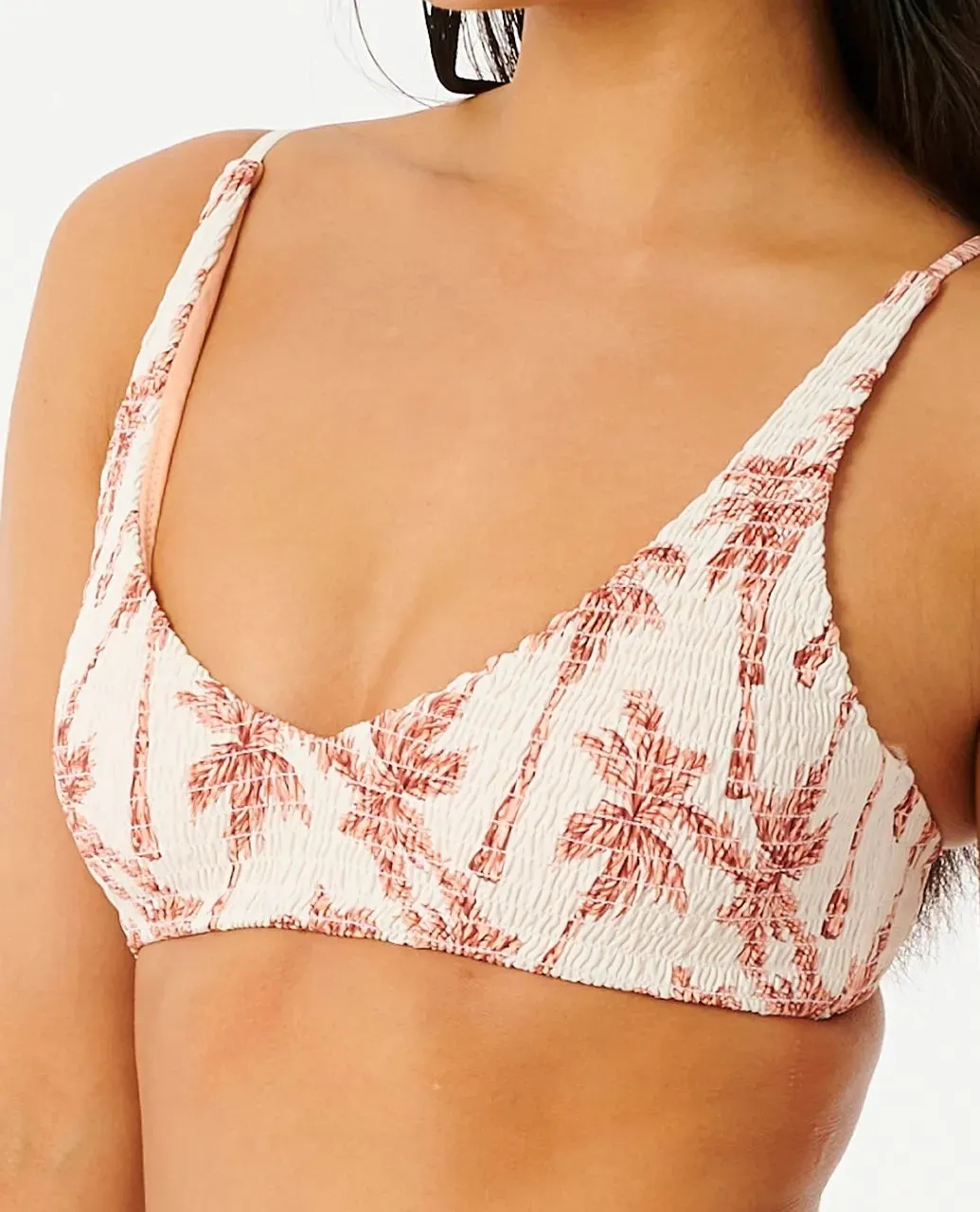 Kindred Palms Gekräuseltes Bikini-Oberteil