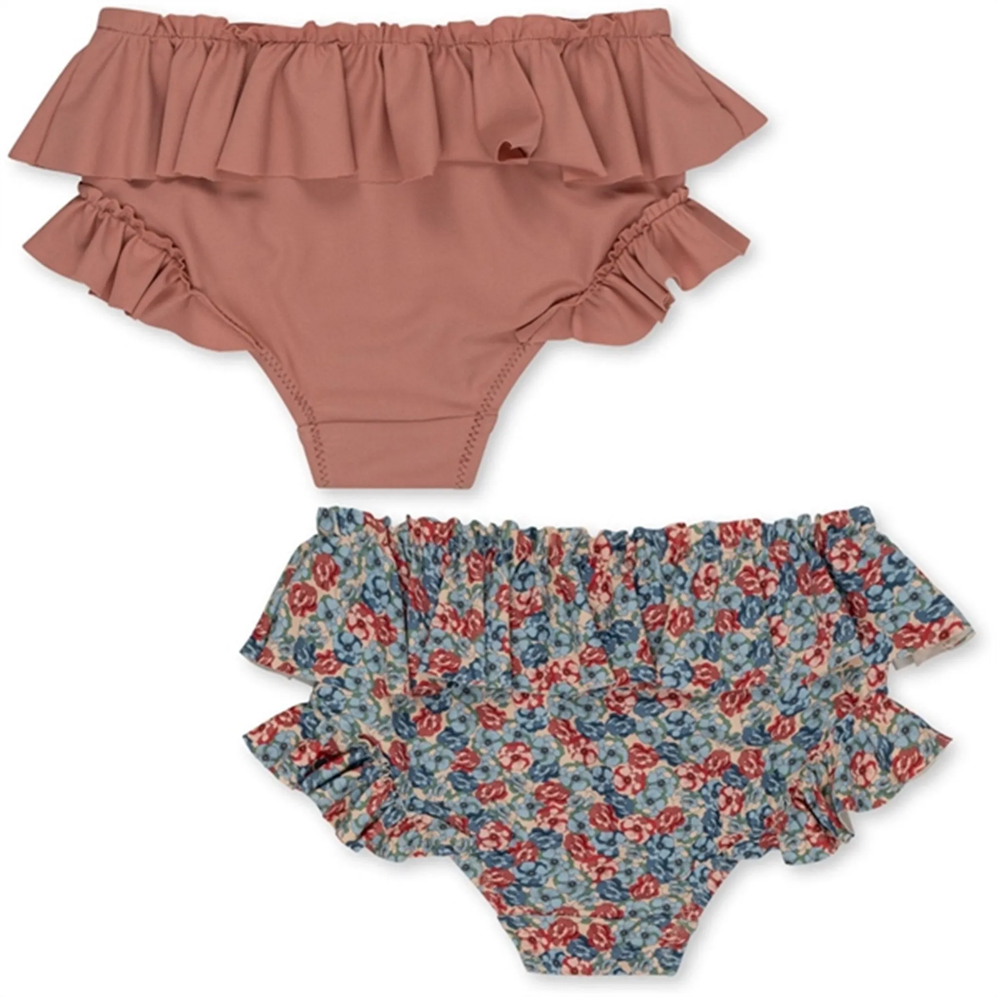 Konges Sløjd Manuca 2er-Pack Rüschen-Bikini-Höschen Rosie Blau Konges Sloejd