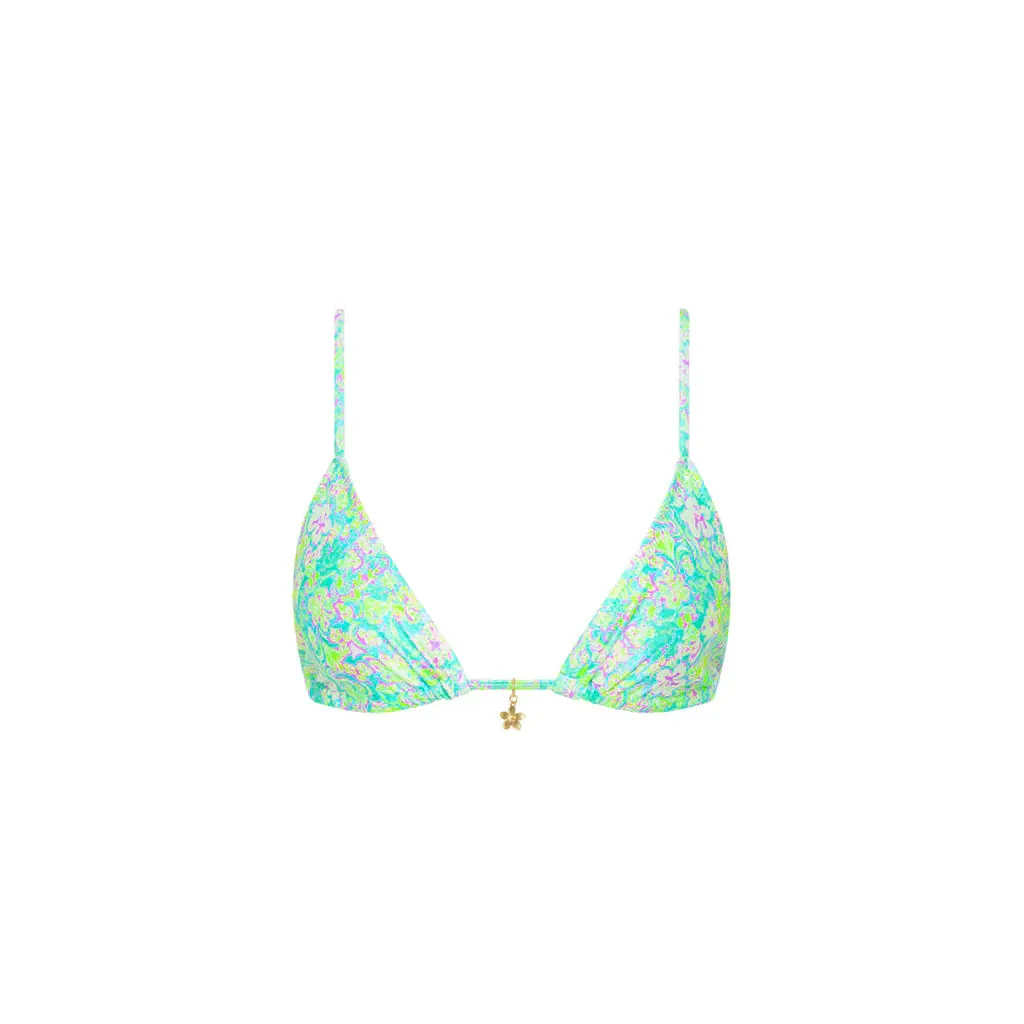 KULANI KINIS Bralette Bikini-Oberteil - Hibiskus Fizz