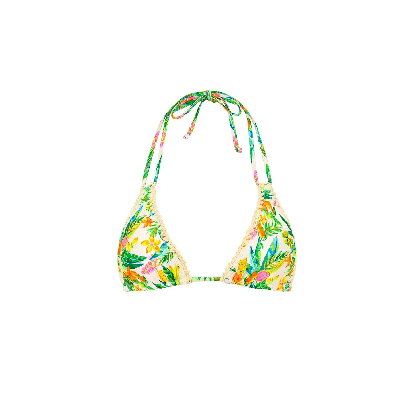 KULANI KINIS Häkelter Bikini-Oberteil - Goldene Stunde
