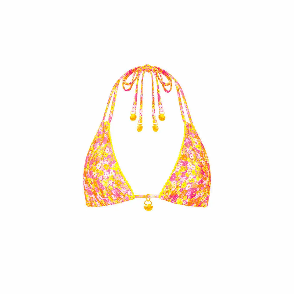 KULANI KINIS Träger-Bralette-Bikini-Oberteil - Mimosa Wiesen