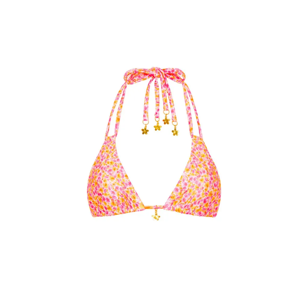 KULANI KINIS Träger-Bralette-Bikini-Oberteil - Sherbet Glitzer