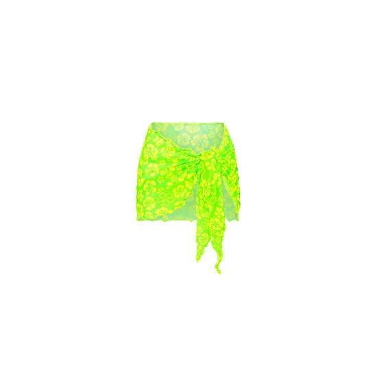 Kulani Kinis Mini Mesh Sarong Rock-Aloha Limette