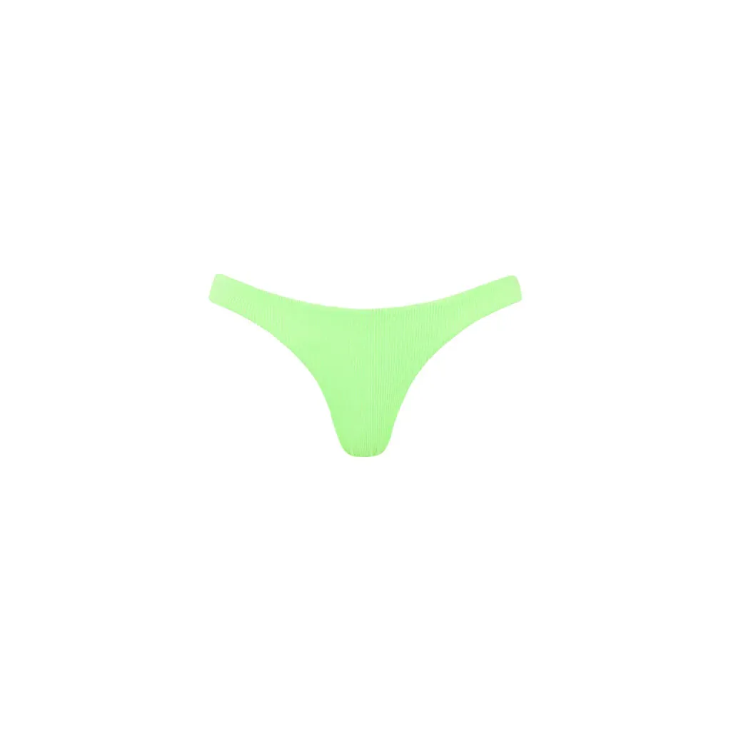 KULANI KINIS Minimalistischer frecher Bikini-Bottom - Luau Lime