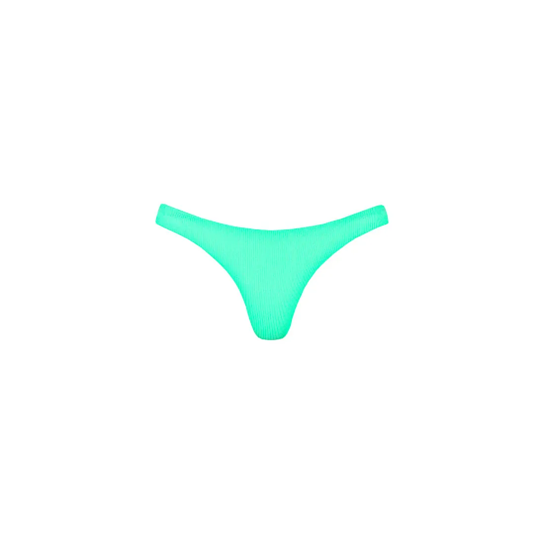 KULANI KINIS Minimalistischer frecher Bikini-Boden - Türkis Minz Rippe