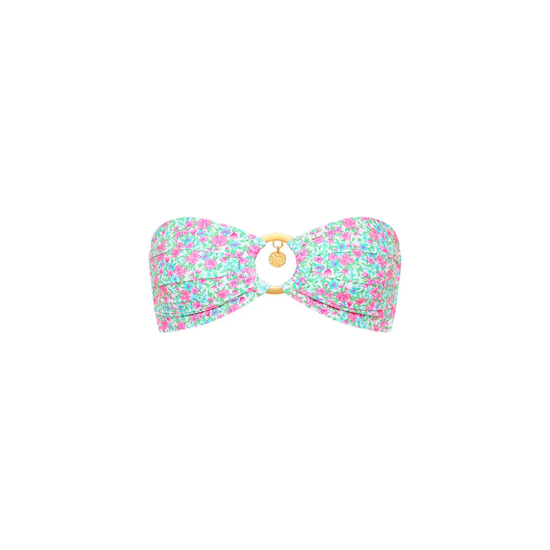 KULANI KINIS Trägerloses Bandeau-Bikini-Oberteil - Süße Erbse