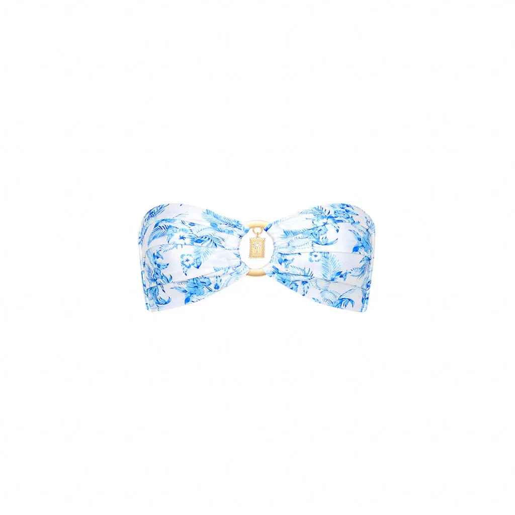 KULANI KINIS Trägerloses Bandeau-Bikini-Oberteil - Vintage Paradise
