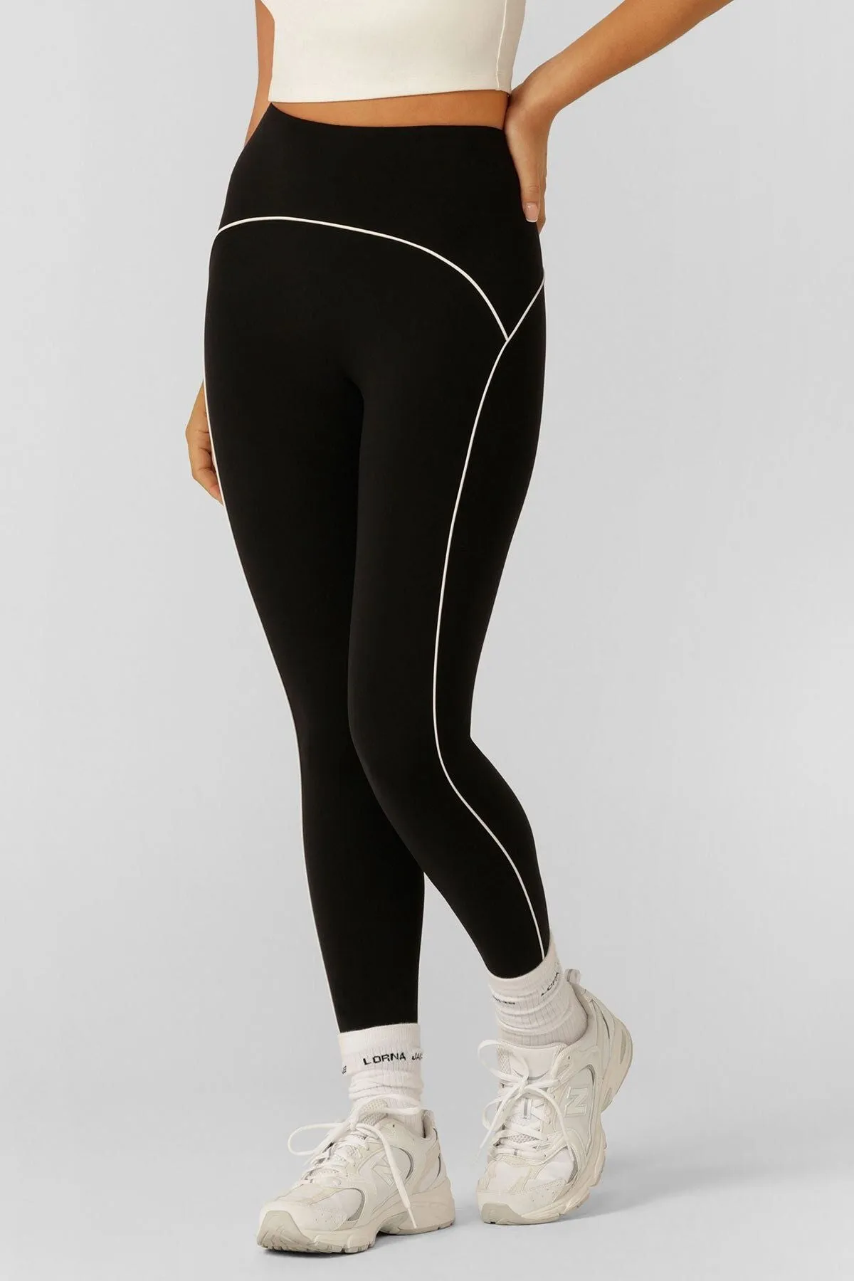 Lorna Jane Kleidung Pipe Dream Ganzbeinige Leggings | Schwarz