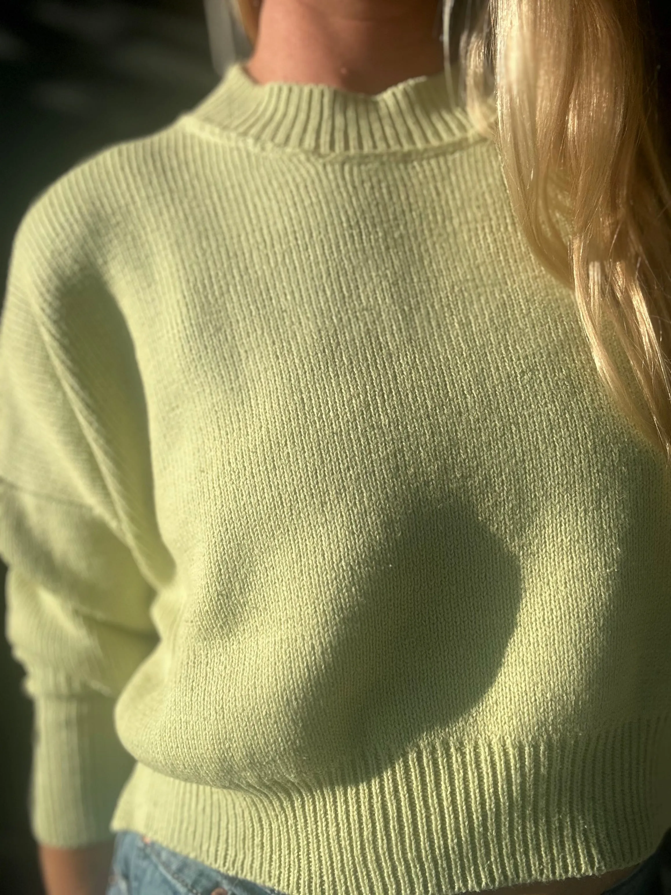 Macha Lilacs Crop-Pullover