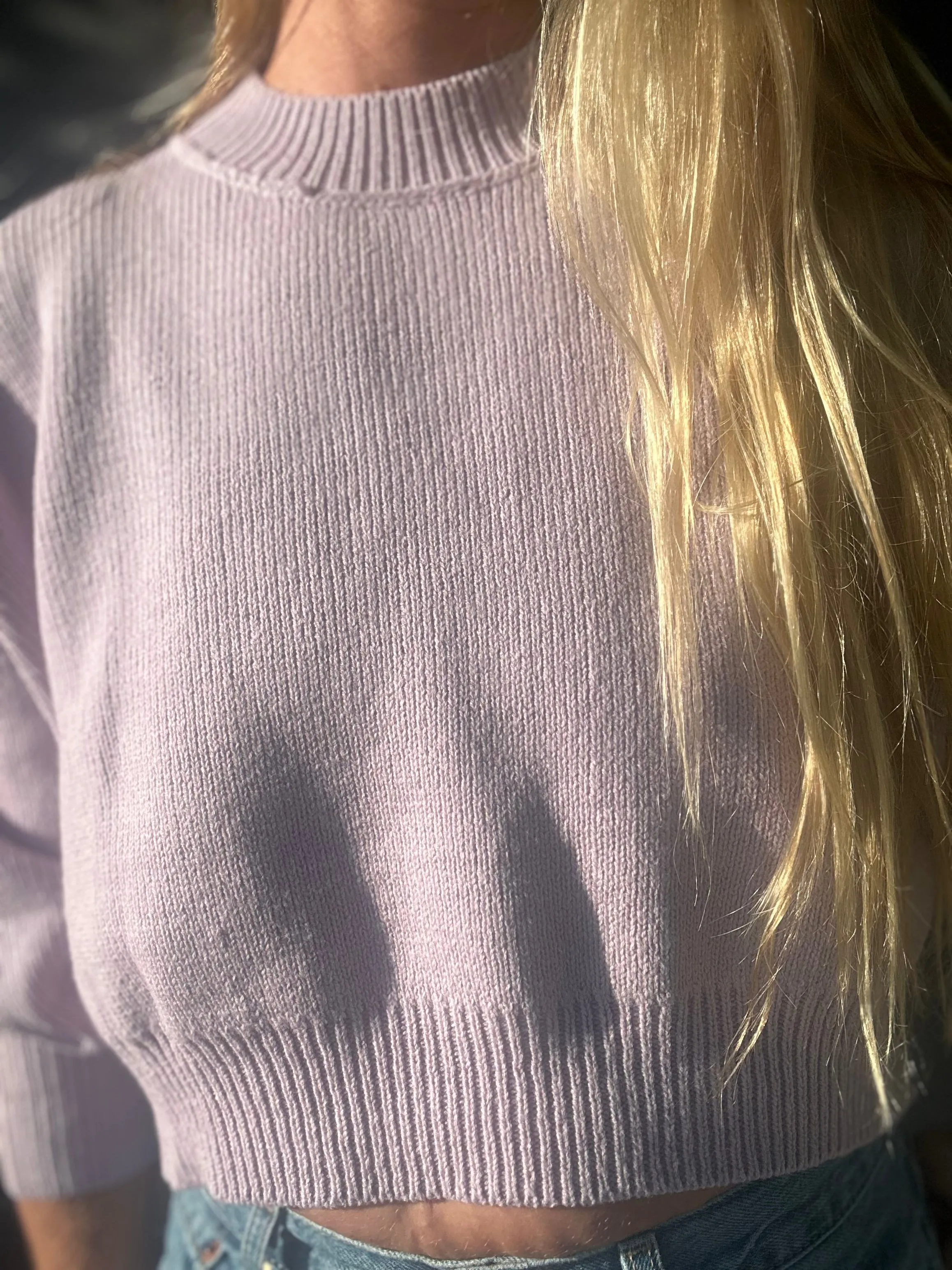 Macha Lilacs Crop-Pullover