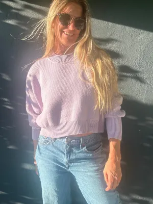 Macha Lilacs Crop-Pullover