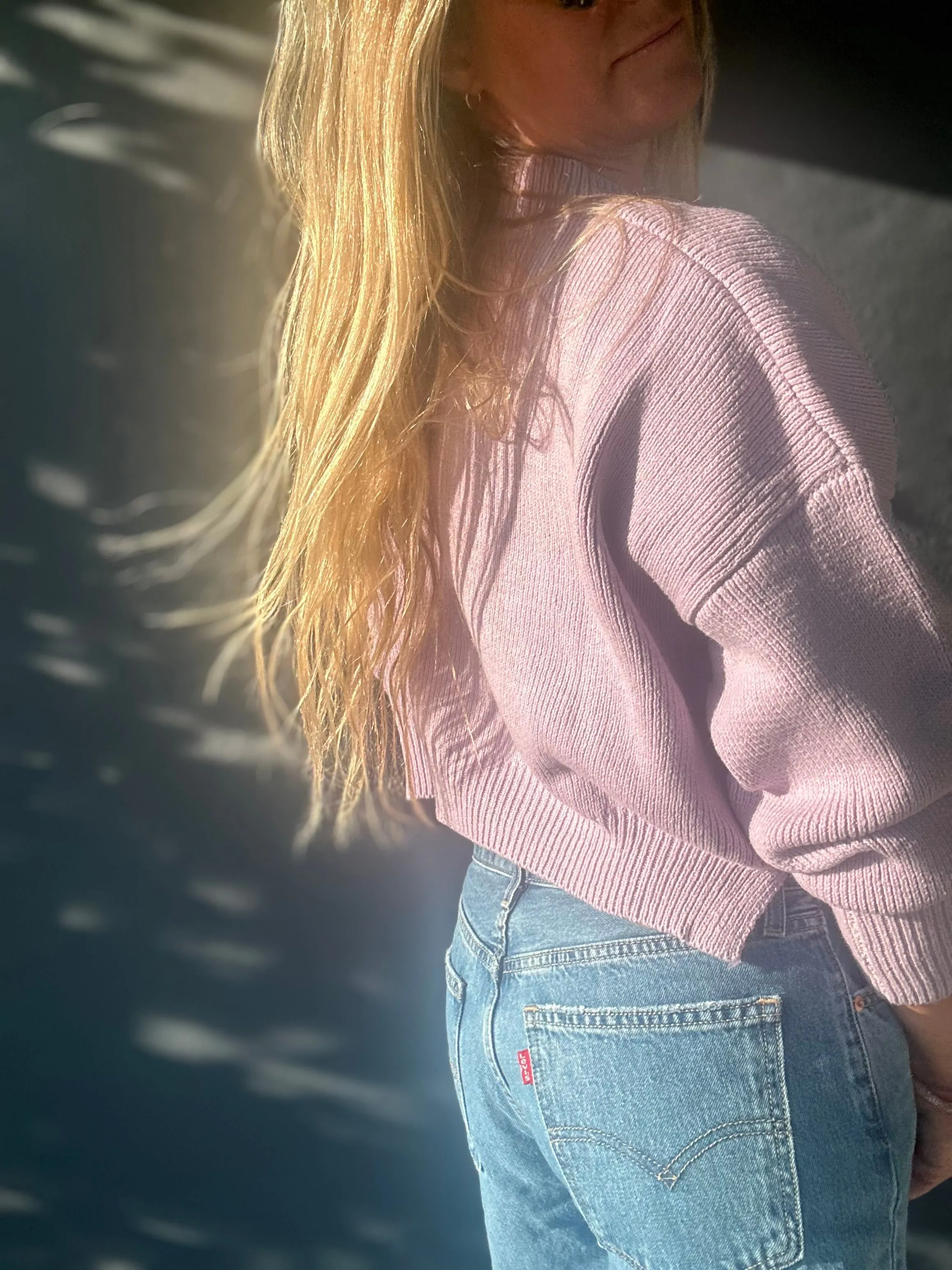 Macha Lilacs Crop-Pullover