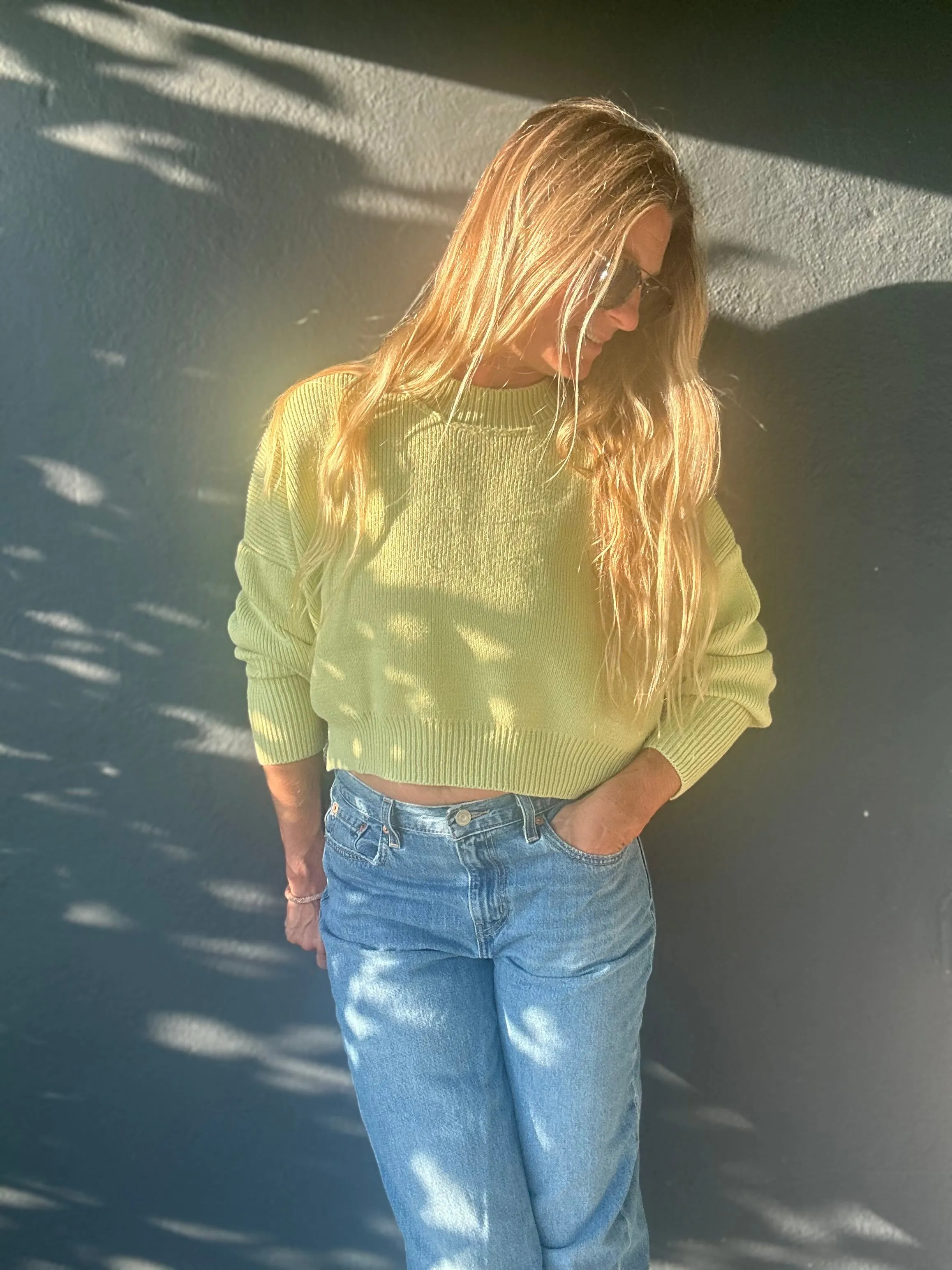 Macha Lilacs Crop-Pullover