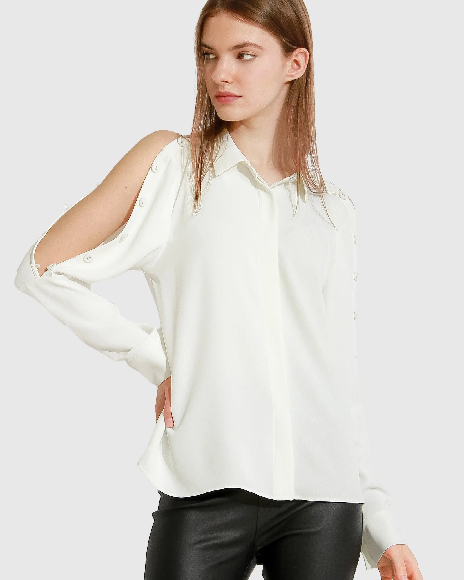 Mit Liebe gemachtes Shirt - Off-White