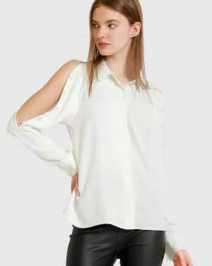 Mit Liebe gemachtes Shirt - Off-White