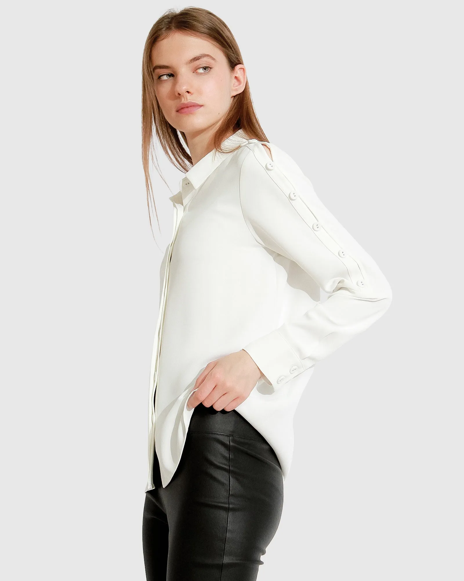 Mit Liebe gemachtes Shirt - Off-White