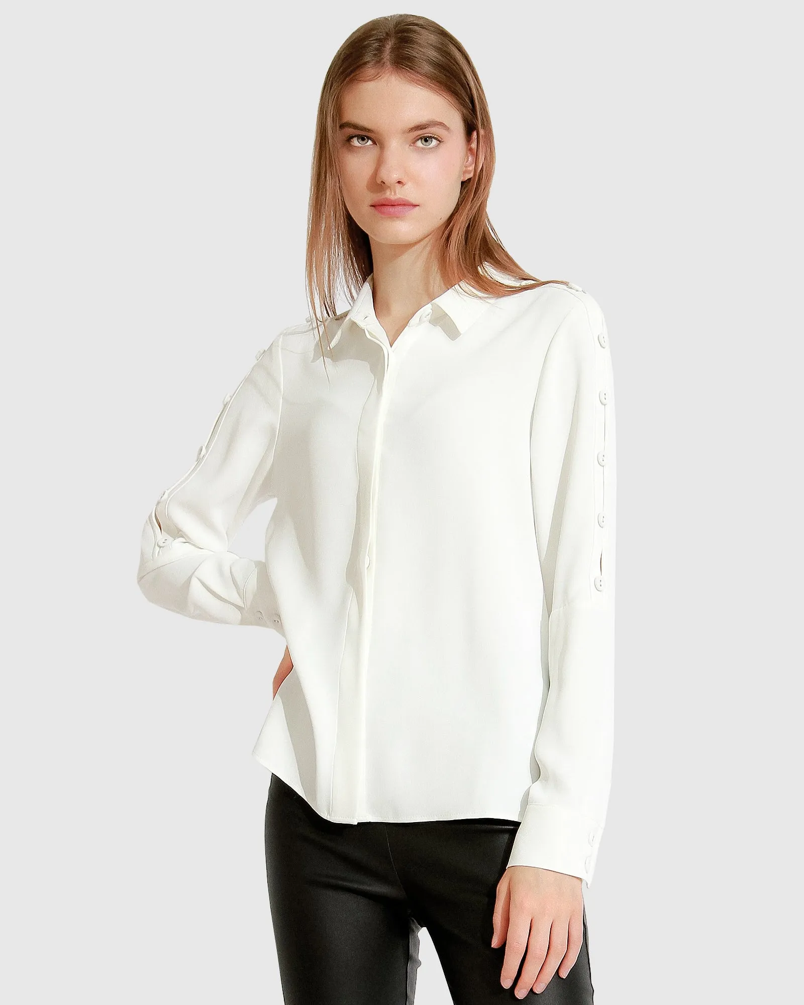 Mit Liebe gemachtes Shirt - Off-White