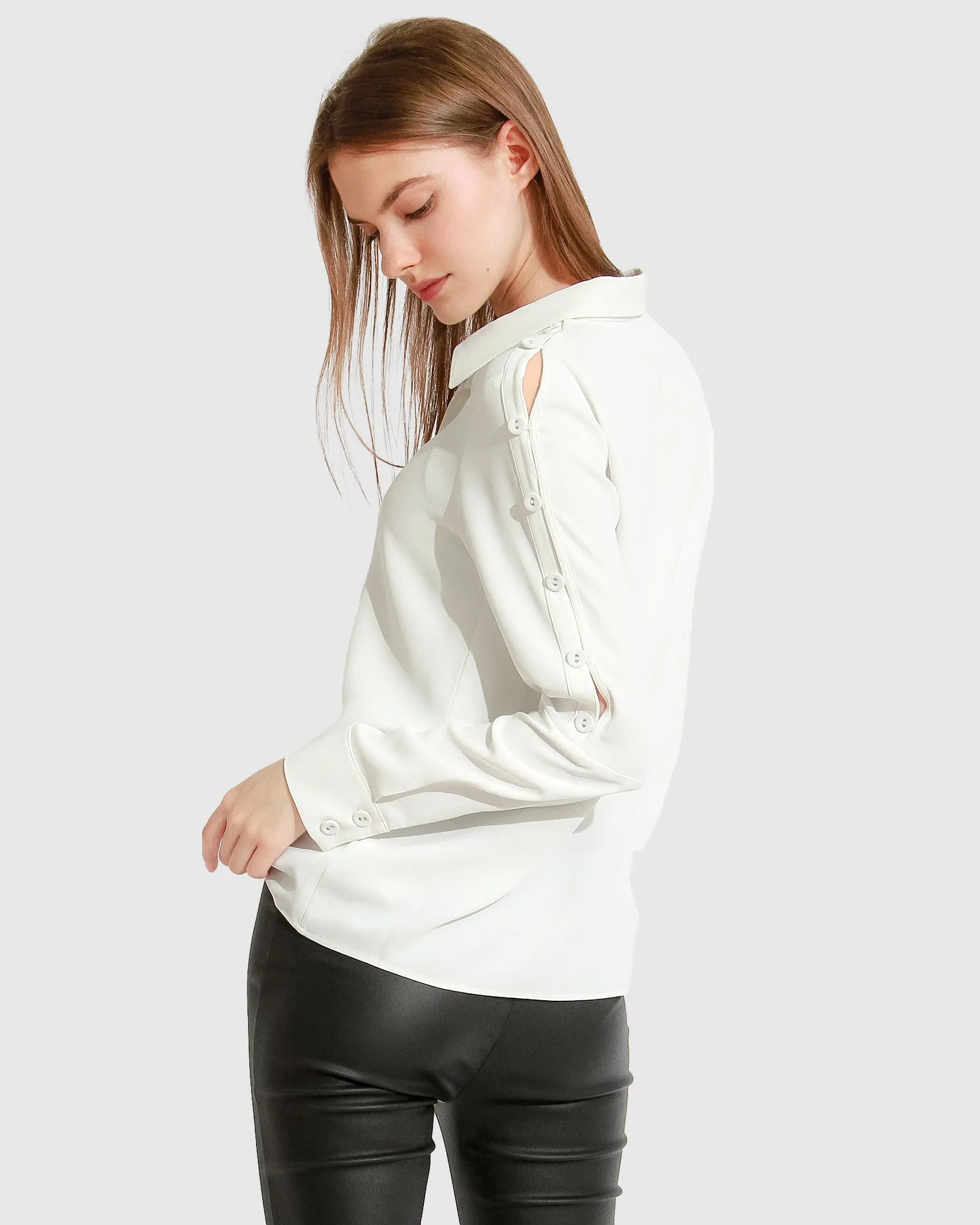 Mit Liebe gemachtes Shirt - Off-White