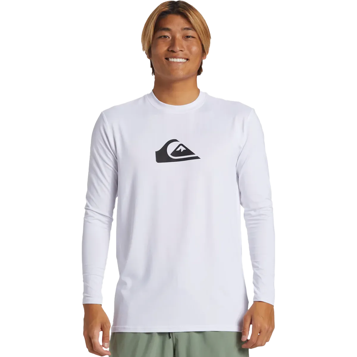 Herren Alltags Surf T-Shirt Langarm
