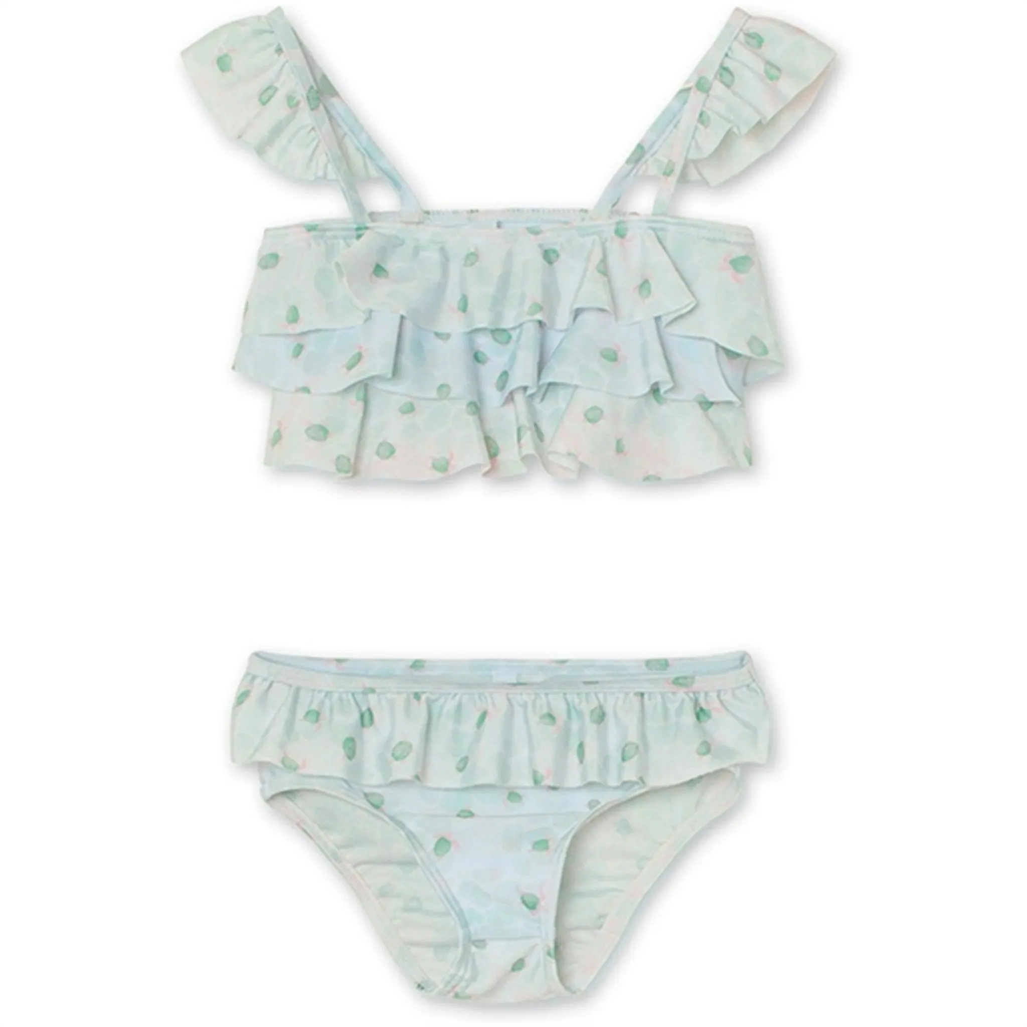 MINI A TURE Guilia Bedruckter UV50 Bikini Grüne Meeresschildkröte Babykids_Mini-A-Ture