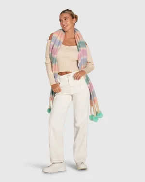 More Than Words Kragenloser Strickpullover - Creme