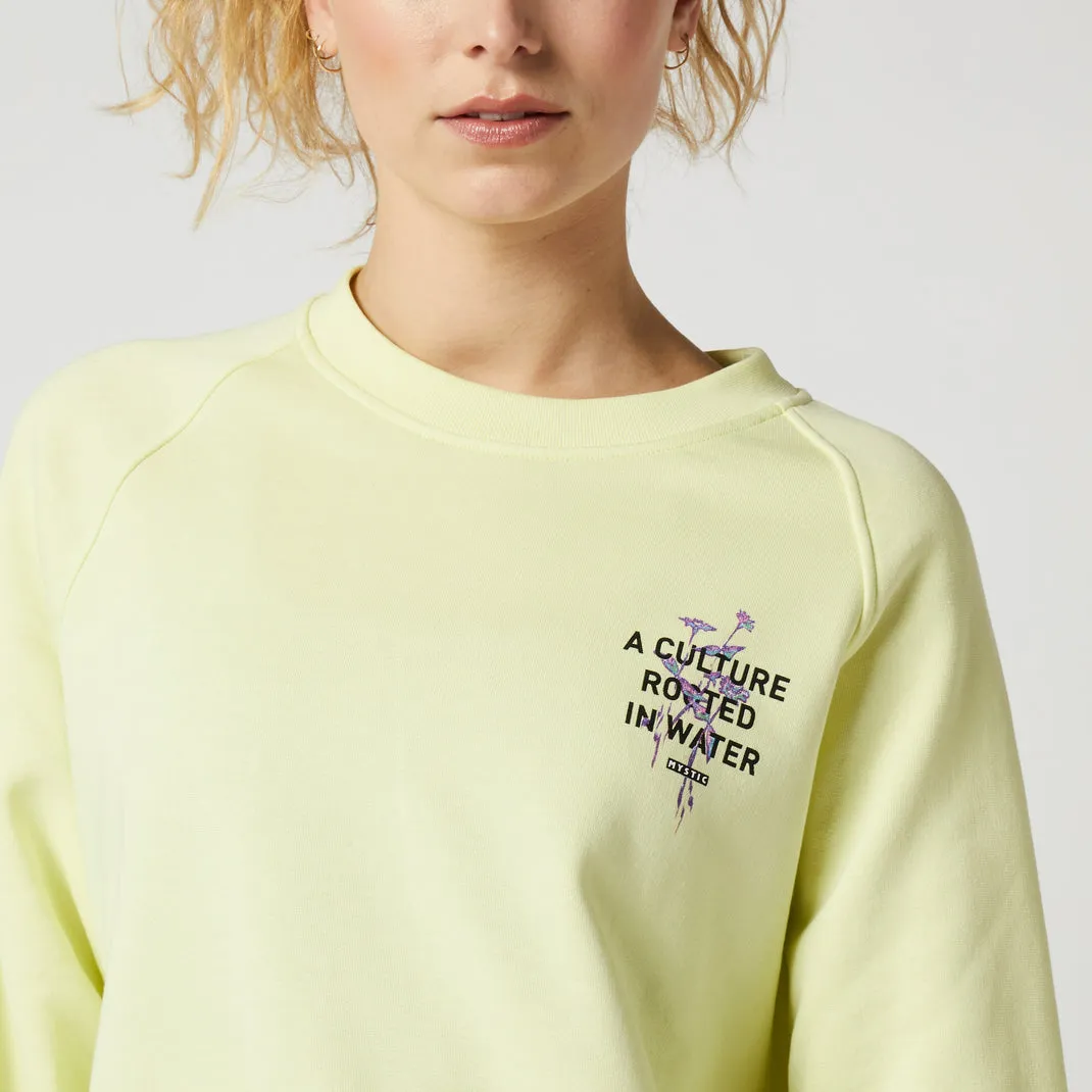 Mystic Culture Crew Sweatshirt - Sommergrün