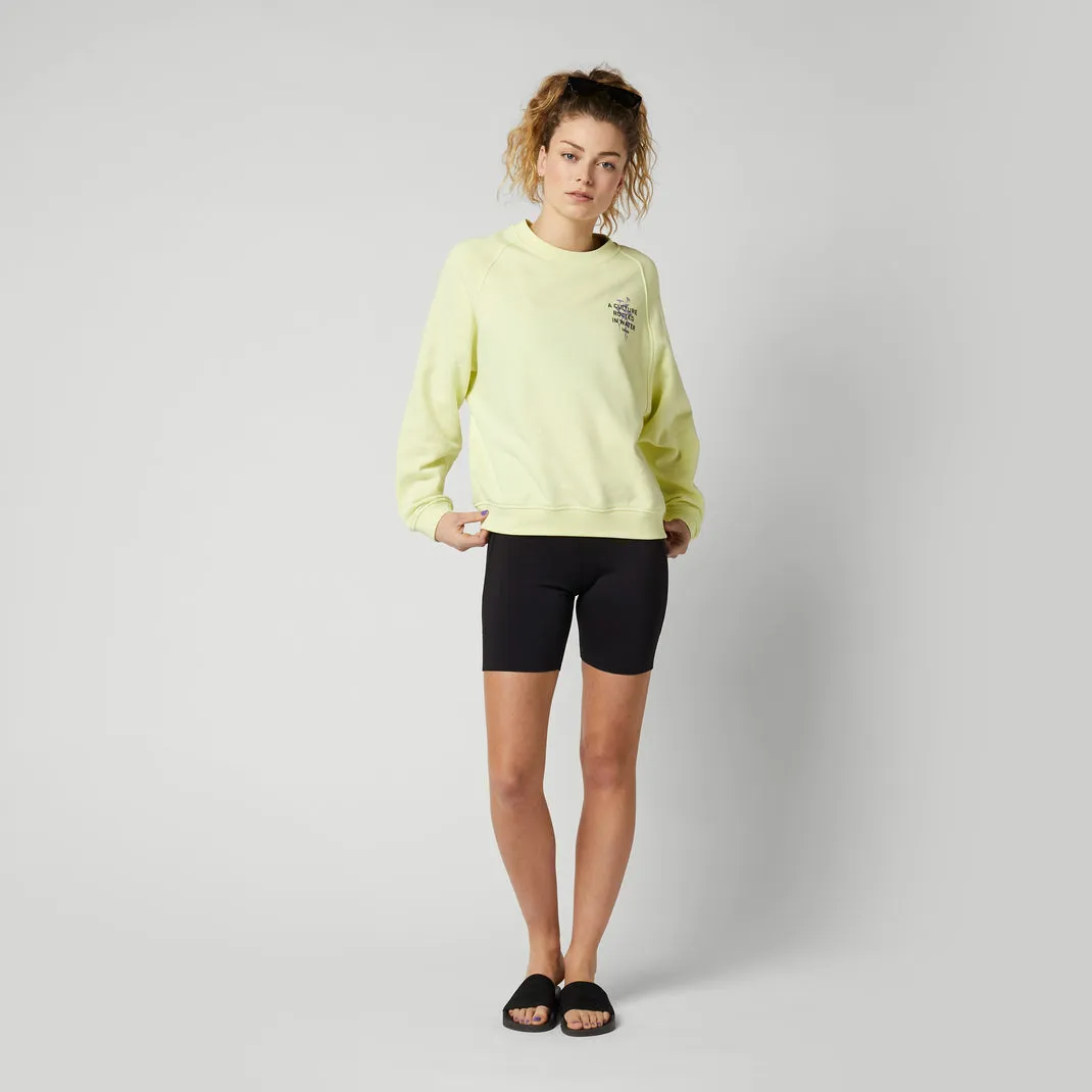 Mystic Culture Crew Sweatshirt - Sommergrün