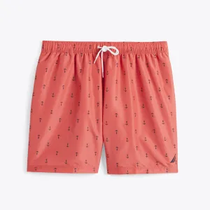 Nautica Herren Big & Tall Anker-Print Quick-Dry Badehose Glory Rot Nautica